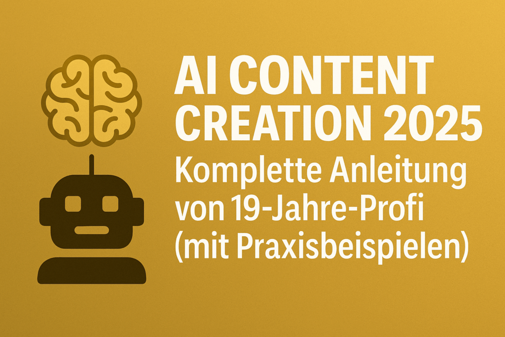 AI Content Creation 2025 Leitfaden